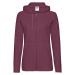 Burgundy hoodie Lady fit Fruit Of The Loom