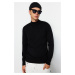 Trendyol Black Slim Fit Cotton Half Turtleneck 100% Cotton Basic Sweater