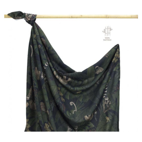 Bambusová deka na leto s motívom detektívov z džungle