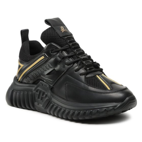 PHILIPP PLEIN Sneakersy Runner Sneakers Supersonic SACS USC0405 PLE075N Čierna