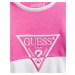 Guess ružové detské šaty Triangle Logo - 152-158
