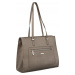 David Jones strieborná elegantná shopper kabelka CH21081