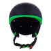 Lyžiarska prilba BLIZZARD Double ski helmet, black matt neon green, big logo