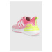 Detské tenisky adidas RapidaSport EL K ružová farba