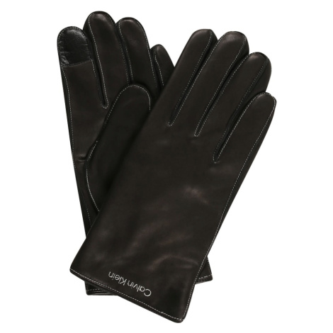 Calvin Klein Prstové rukavice  čierna