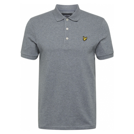 Lyle & Scott Tričko  žltá / sivá melírovaná / čierna