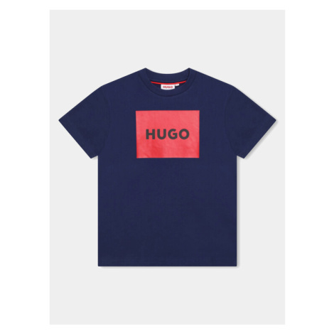 Hugo Tričko G00006 S Tmavomodrá Regular Fit Hugo Boss