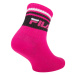 Dievčenské ponožky do inline korčúľ FILA 3 PACK-GIRLS-F6114N SOCKS-805 FLOWER