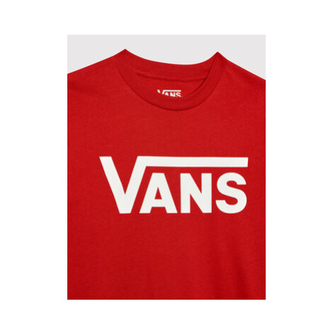 Vans Tričko Classic VN000IVF Červená Classic Fit