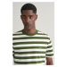 TRIČKO GANT STRIPE SS T-SHIRT PINE GREEN