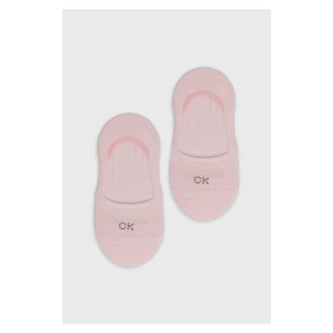 Ponožky Calvin Klein dámske, ružová farba, 701218780