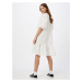 Gina Tricot Košeľové šaty 'Slogan'  biela