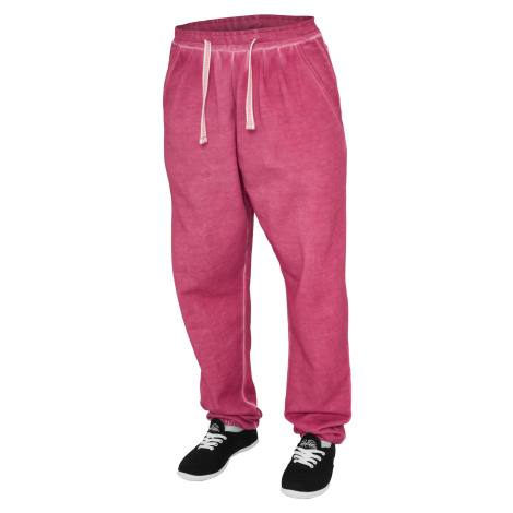 Women's fuchsia sweatpants in spray Urban Classics