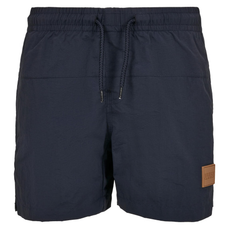 Boys Block Swim Shorts Navy Urban Classics