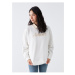 LC Waikiki Crew Neck Embroidered Long Sleeve Oversize Women's Sweatshirt