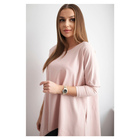 Oversize blouse dark powder pink