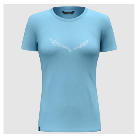 Salewa dámske turistické tričko Solid Dri-Rel W S/S Farba: Modrá
