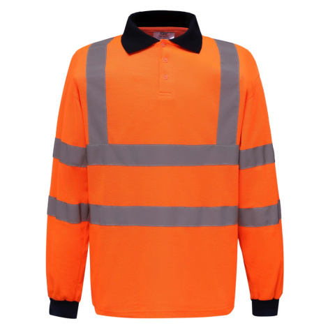 Yoko Reflexné polo tričko HVJ310 Fluorescent Orange