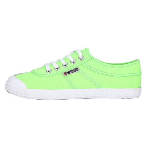 Kawasaki  Original Neon Canvas shoe K202428-ES 3002 Green Gecko  Módne tenisky Zelená