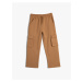 Koton Basic Cargo Sweatpants with Flap Pocket Detail and Tie Waist