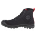 Čierne dámske členkové topánky Palladium Pampa Hi Army 78583-008-M