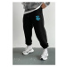 84184 Dewberry 3 Thread Mens Sweatpants-BLACK-BLUE