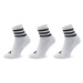 Adidas Súprava 3 párov vysokých ponožiek unisex 3S C Spw Mid 3P HT3456 Biela