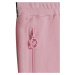 Dievčenská bavlnená sukňa Michael Kors ružová farba, mini, rovný strih