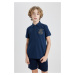 DEFACTO Boys Pique Short Sleeve Polo T-Shirt