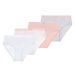 lupilu® Dievčenské nohavičky, 4 kusy (biela/bledoružová/sivá)