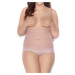 Stahovací body Glam body pink - MITEX Růžová XL