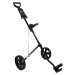 Masters Golf 1 Series 2 Wheel Pull Trolley Black Manuálny golfový vozík