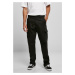 Straight Leg Cargo Pants - Black