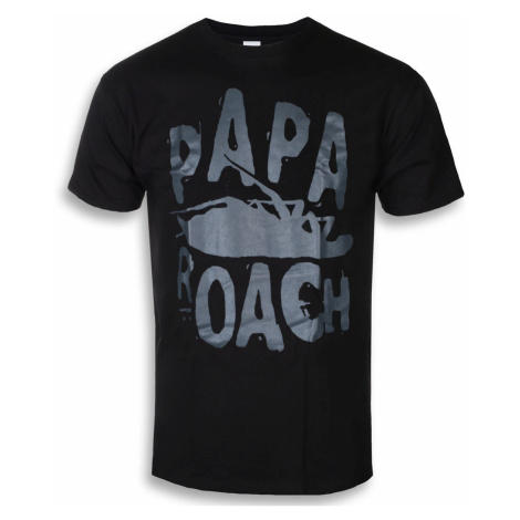 Tričko metal KINGS ROAD Papa Roach Classic Logo Čierna