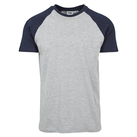 Raglan contrasting T-shirt grey/navy Urban Classics