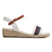 Tommy Hilfiger Espadrilky Rope Wedge T3A7-32777-0048X100 M Biela