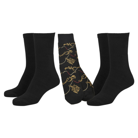 Deluxe Socks Set Black Urban Classics