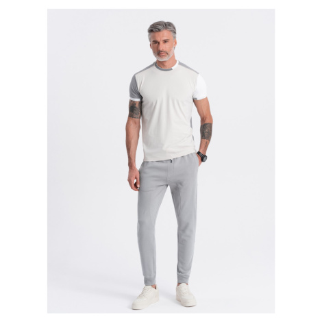 Ombre Men's jogger sweatpants - gray