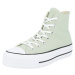 CONVERSE Členkové tenisky 'CHUCK TAYLOR ALL STAR LIFT PLATFORM SEASONAL'  svetlozelená