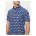 Tommy Hilfiger Košeľa Mini Palm Print MW0MW34582 Tmavomodrá Slim Fit