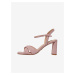 Only Ava Pink Heel Sandals - Women