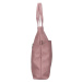 Dámska kožená kabelka Italia Ghita - ružová