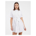 White Ladies Shirt Dress Noisy May Frig - Women