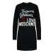 LOVE MOSCHINO Úpletové šaty WS57R11X 1434 Čierna Regular Fit