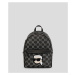Batoh Karl Lagerfeld K/Ikonik 2.0 Mono Cc Backpack Čierna