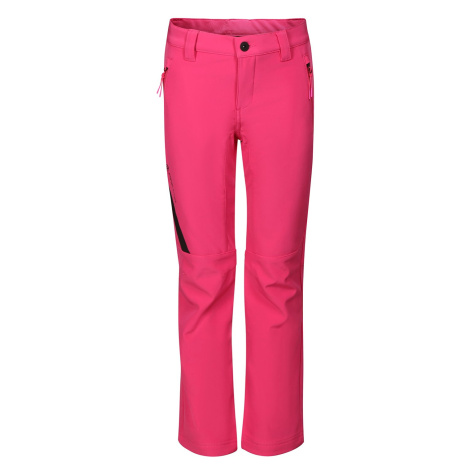 Children's softshell pants ALPINE PRO HURFO cabaret