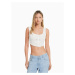 Bershka Top  biela