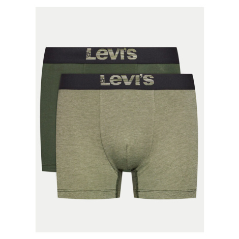 Levi's® Súprava 2 kusov boxeriek Optical Illusion 37149-0807 Zelená Levi´s