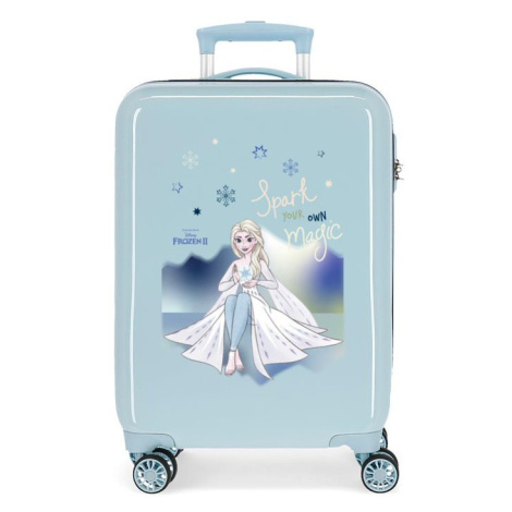 Luxusný detský ABS cestovný kufor DISNEY FROZEN Spark, 55x38x20cm, 34L, 2311422