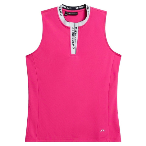 J.Lindeberg Leya Sleeveless Fuchsia Purple Polo košeľa